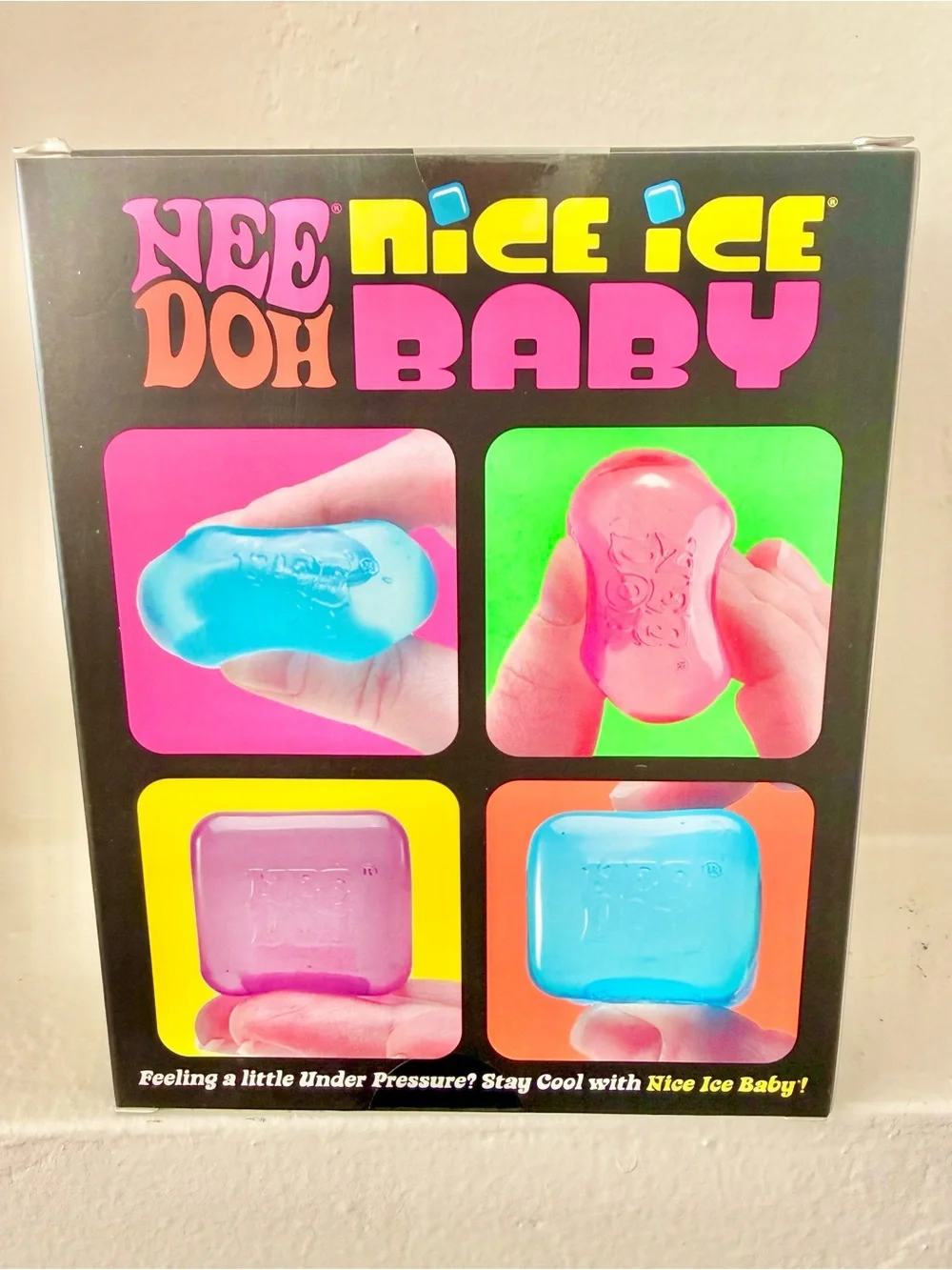 NEW! 100% AUTHENTIC Schylling NeeDoh NEE DOH Nice Ice Baby pack/ set of 4 Cubes!